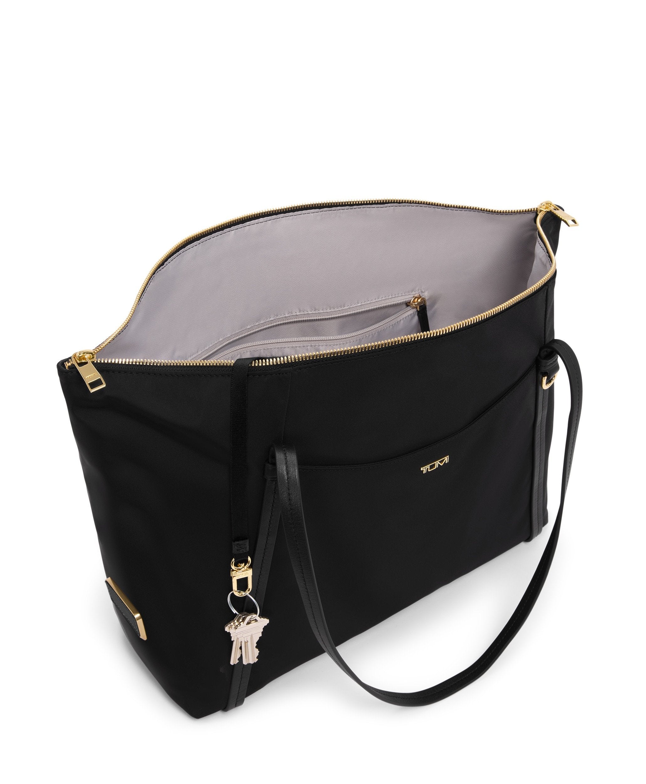 Voyageur Q Tote - Black/Gold