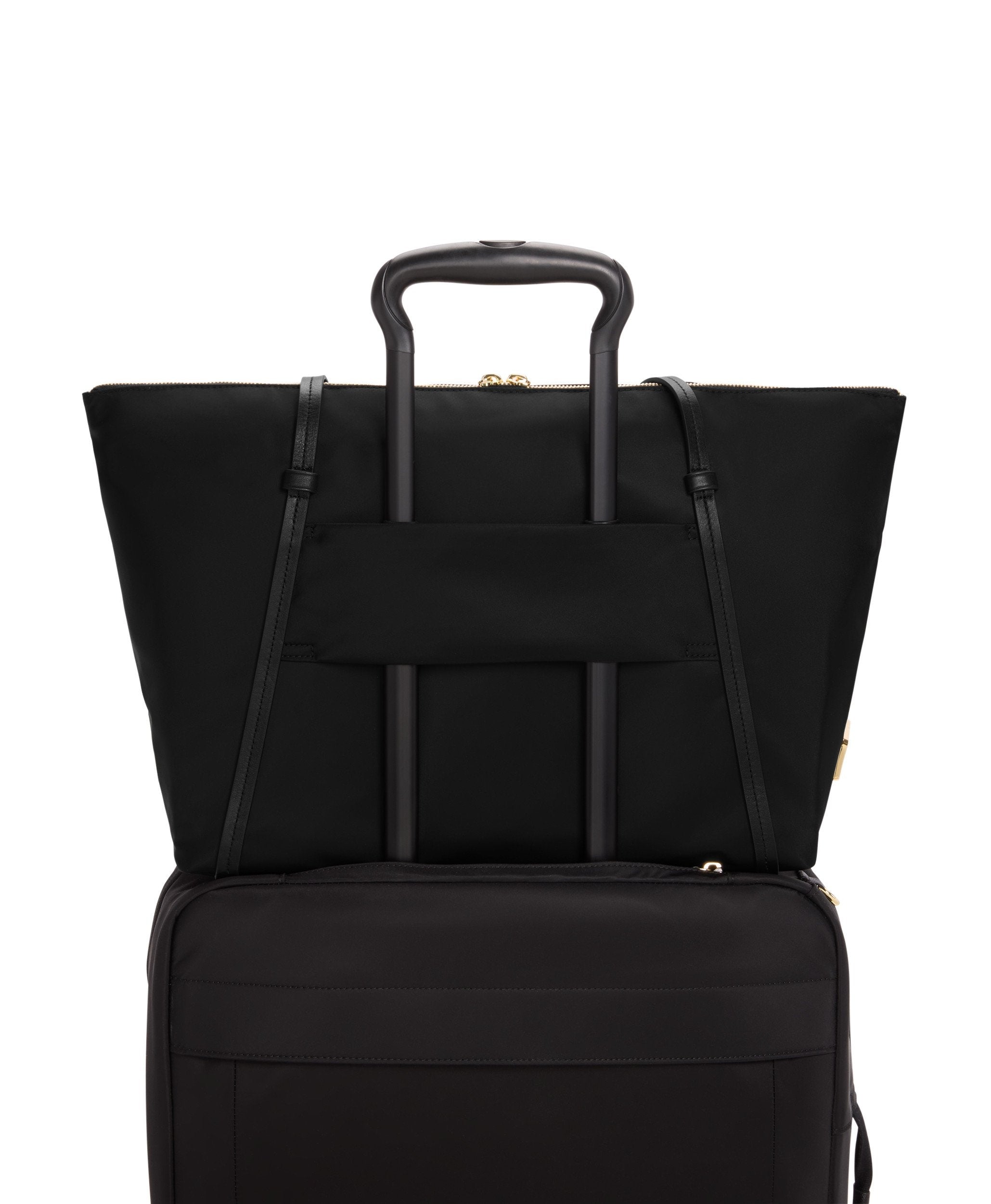 Voyageur Q Tote - Black/Gold