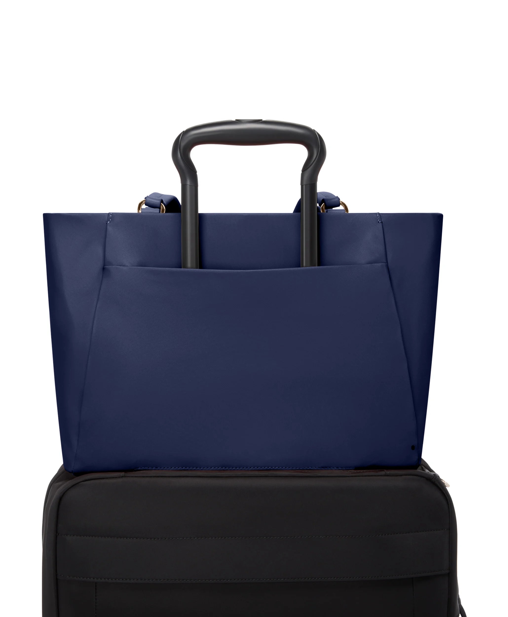 Voyageur Valetta Medium Tote - Indigo/Light Gold