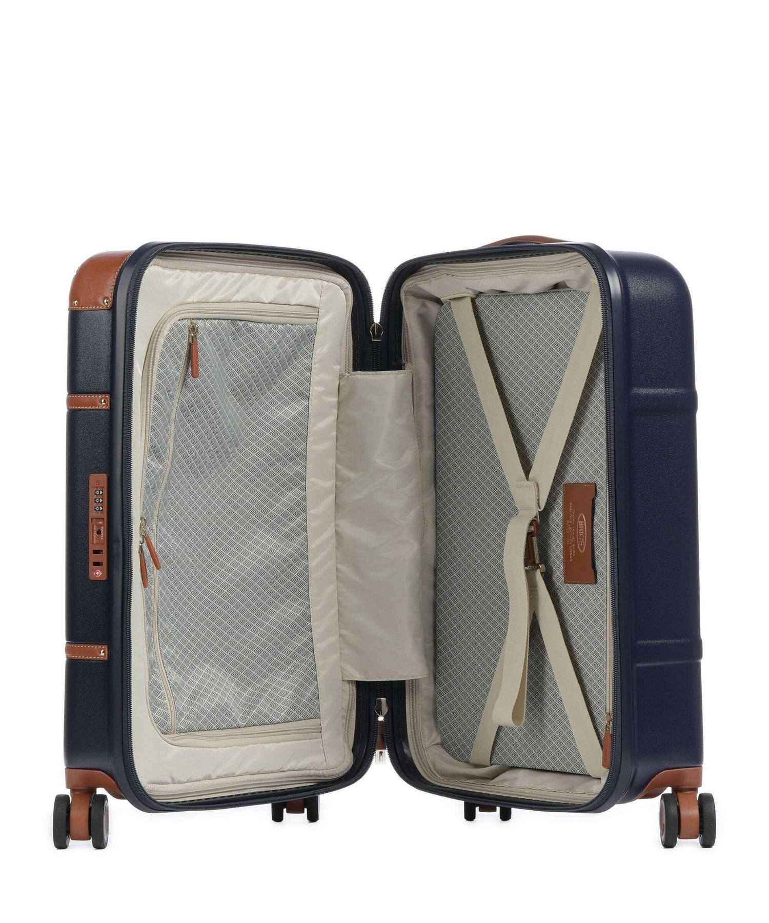 Bellagio Cabin Trolley Blue/Tan London Luggage