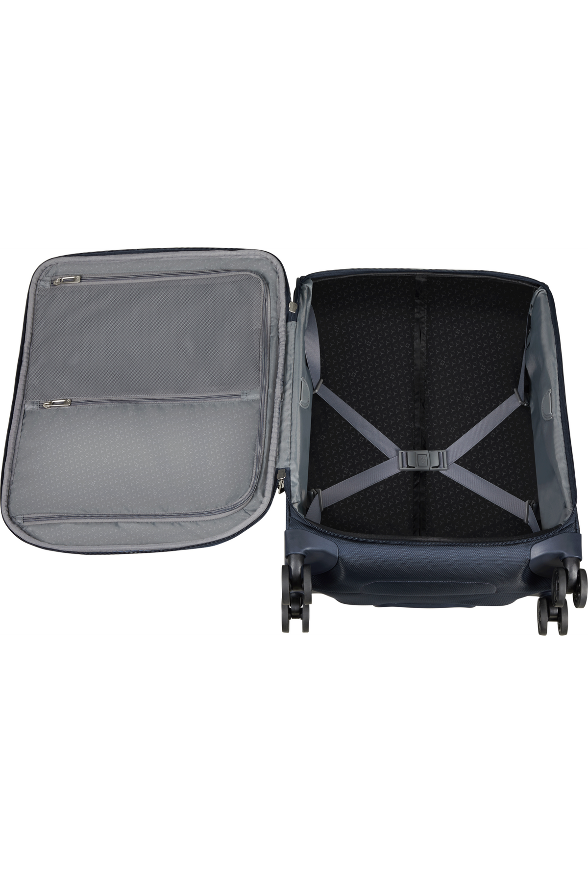 RESPARK 55cm (L 40cm) Spinner Expandable (4 wheels) - London Luggage