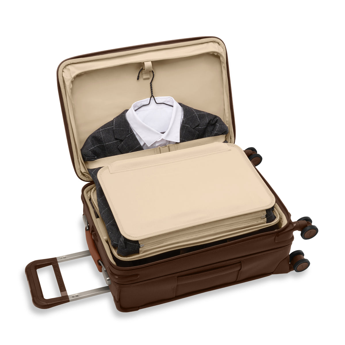 BASELINE Essential Carry-On Expandable Spinner - Chocolate
