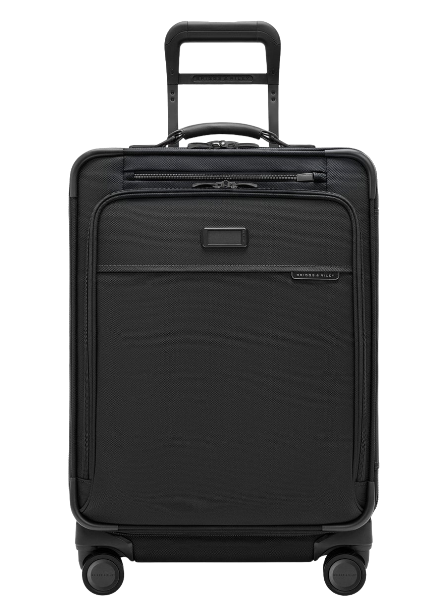 BASELINE Compact 61cm Checked Expandable Spinner - Black