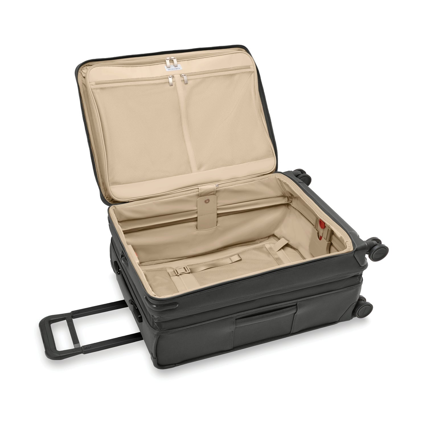 BASELINE Compact 61cm Checked Expandable Spinner - Black