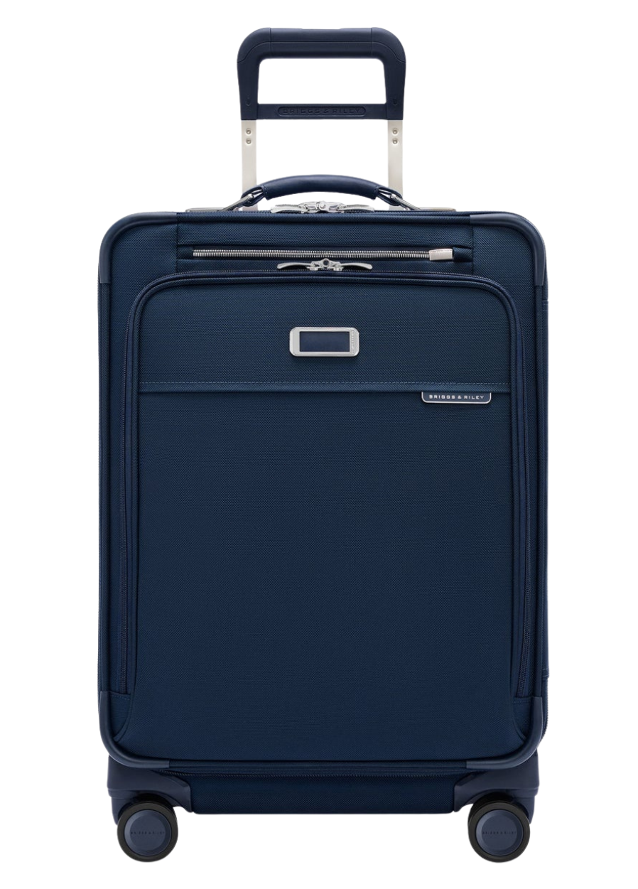 BASELINE Compact 61cm Checked Expandable Spinner - Navy