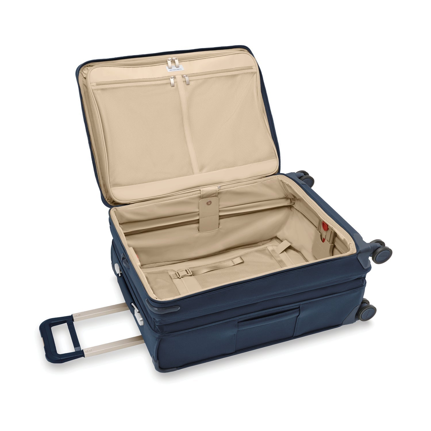 BASELINE Compact 61cm Checked Expandable Spinner - Navy
