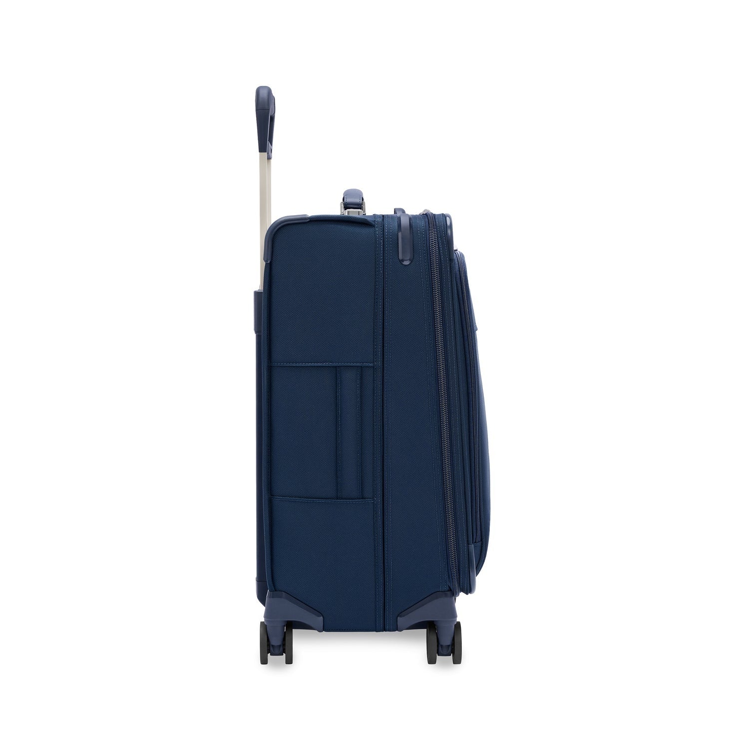 BASELINE Compact 61cm Checked Expandable Spinner - Navy