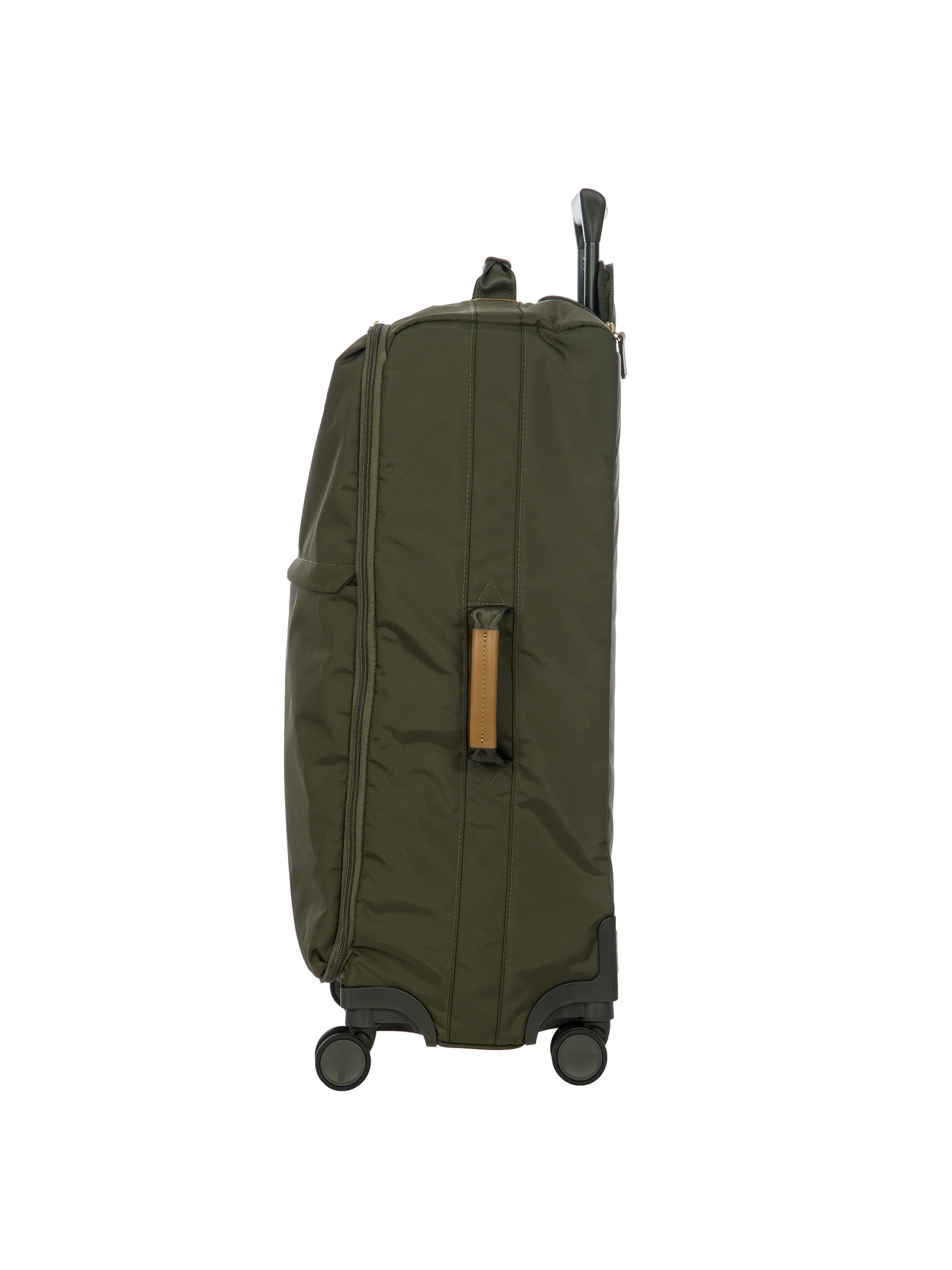 X-Collection Medium 71cm recycled fabric trolley - Olive