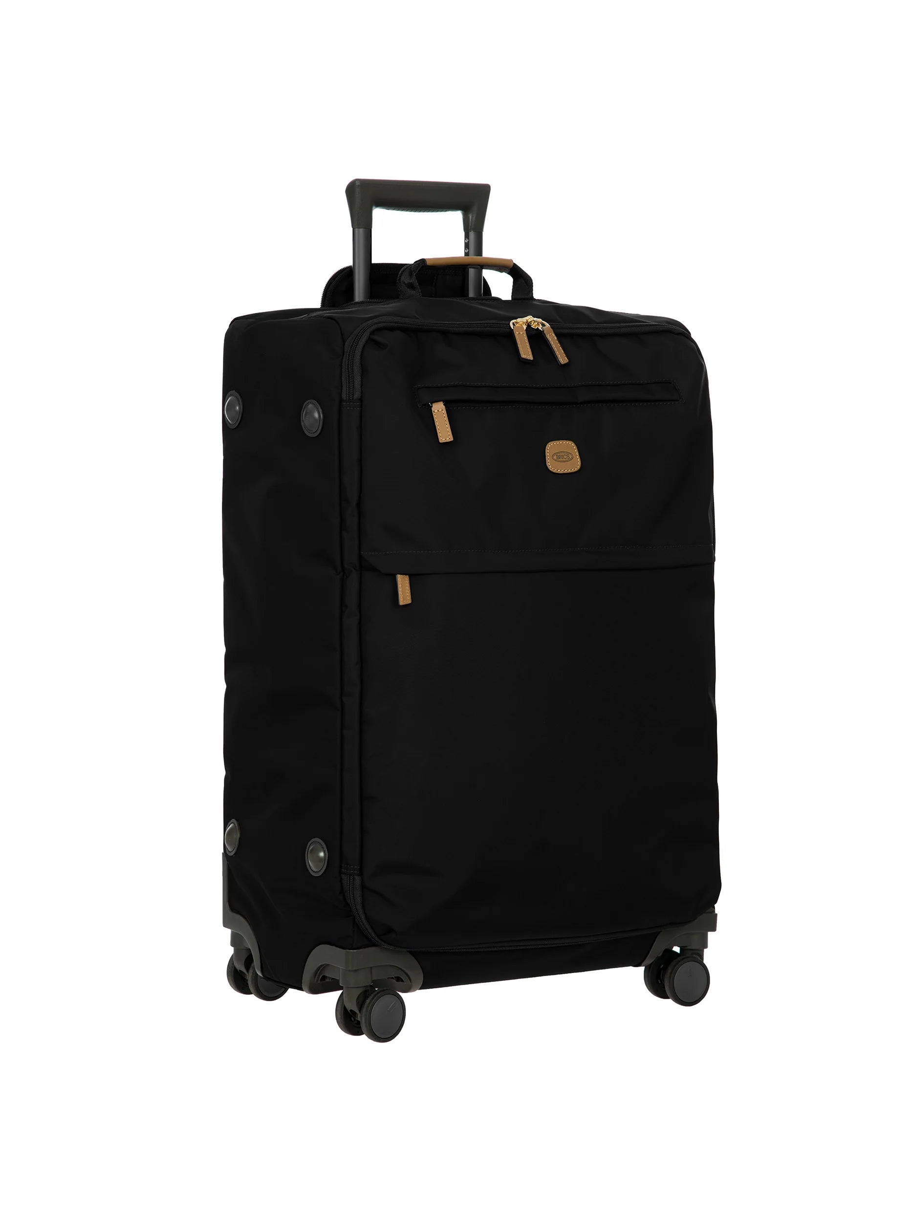 X-Collection Medium 71cm recycled fabric trolley - Black
