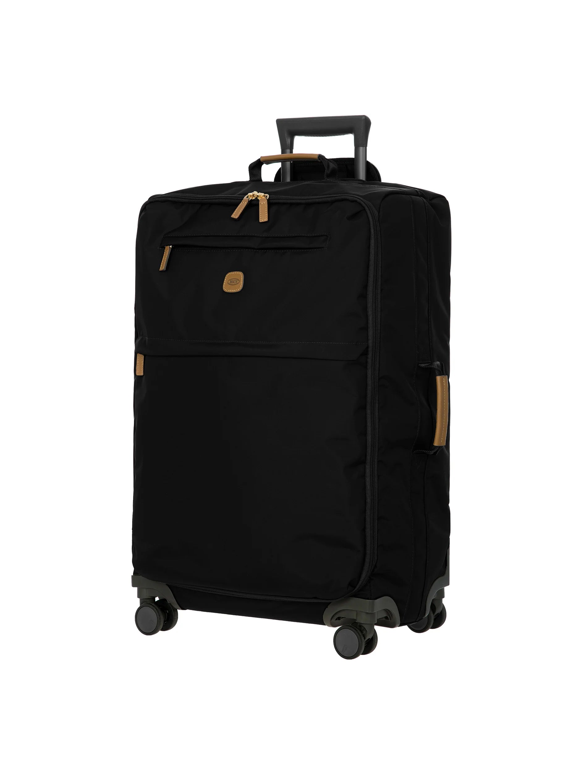 X-Collection Medium 71cm recycled fabric trolley - Black