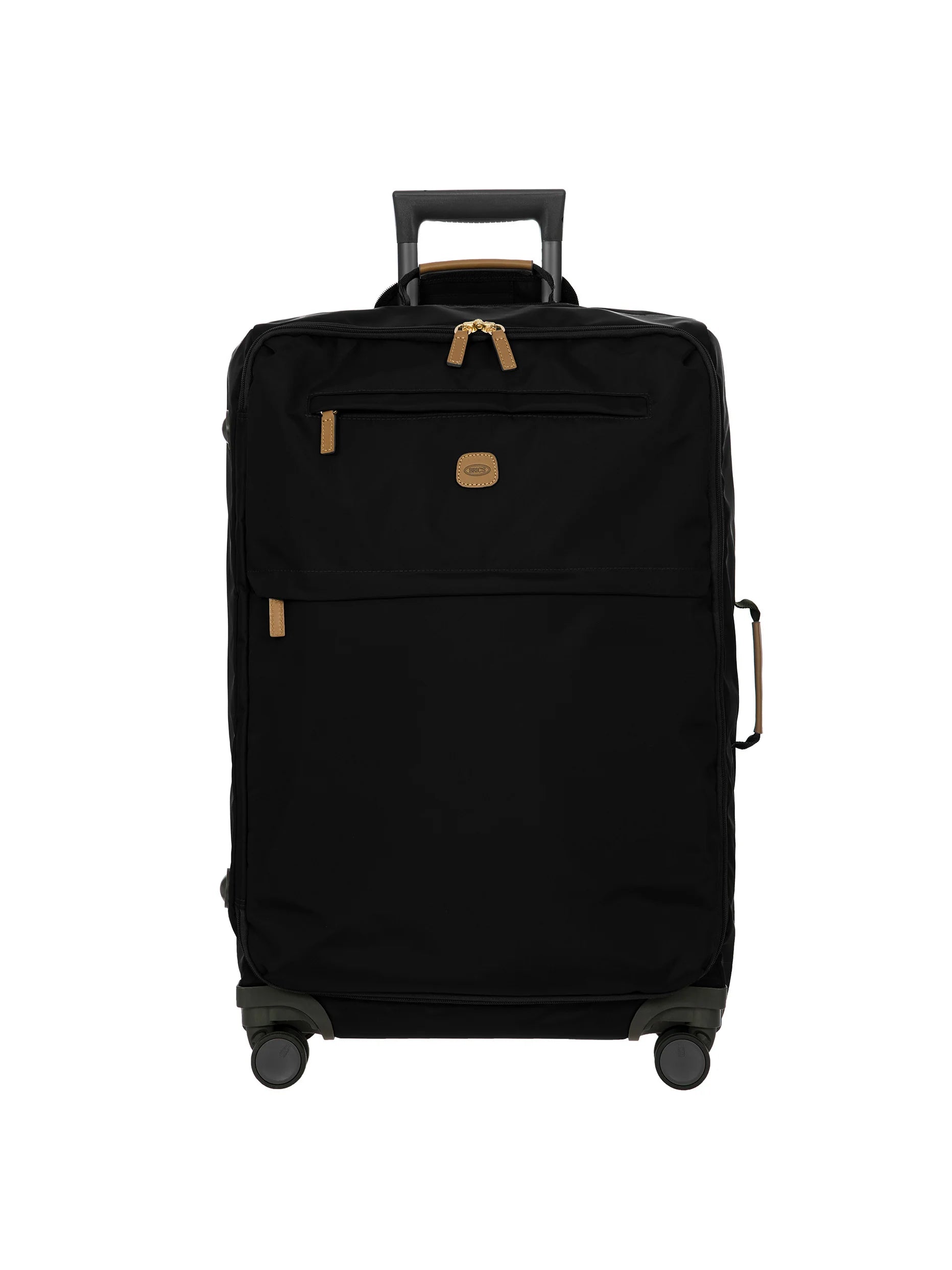 X-Collection Medium 71cm recycled fabric trolley - Black