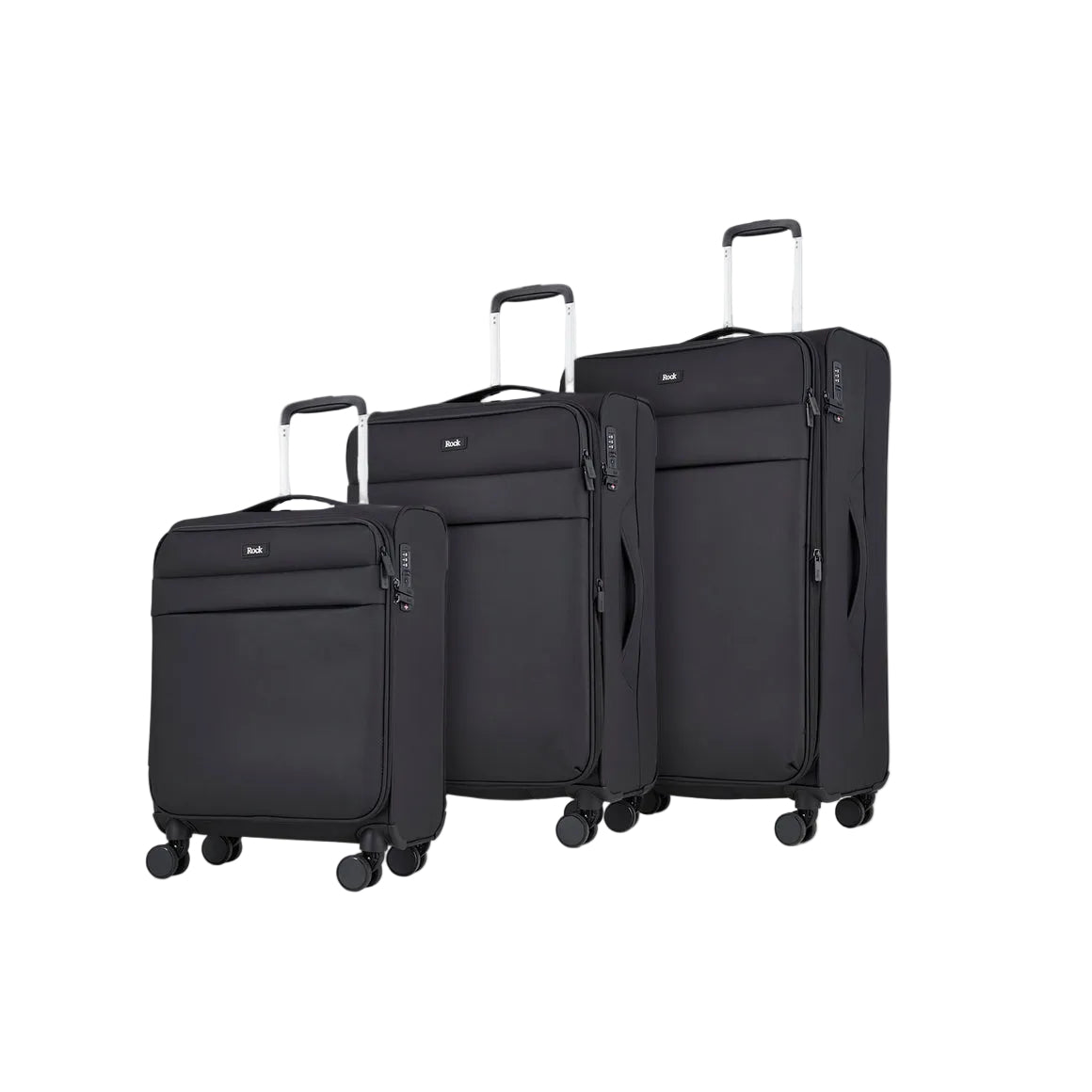 Harper Set of 3 Suitcases - Black
