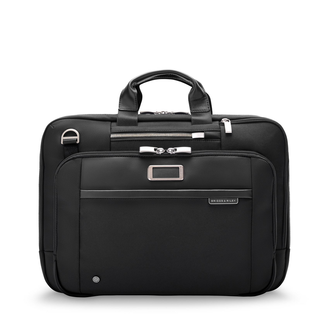 Work Large Expandable Brief Black London Luggage