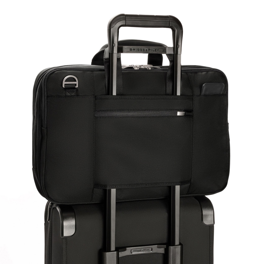 Work Large Expandable Brief Black London Luggage