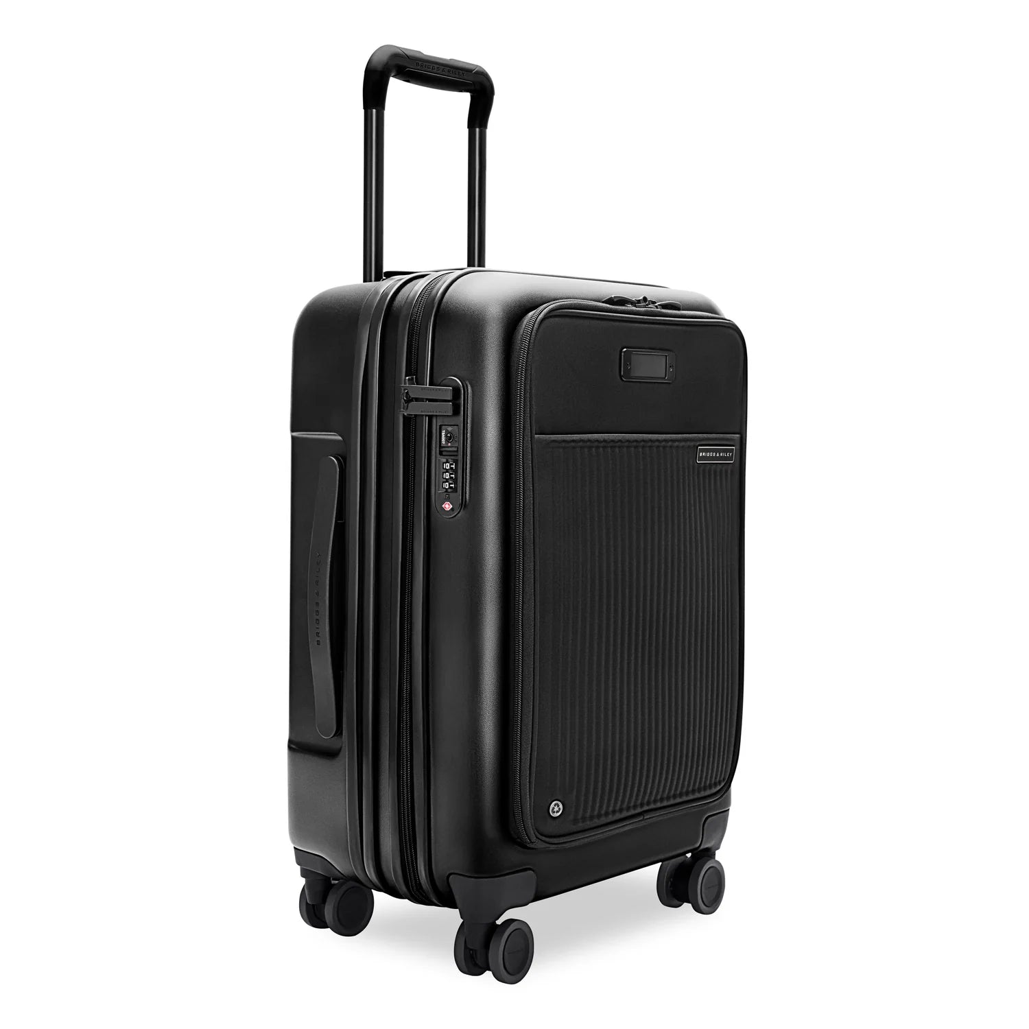 Sympatico Essential 56cm Front Pocket Carry-On Expandable Spinner - Black