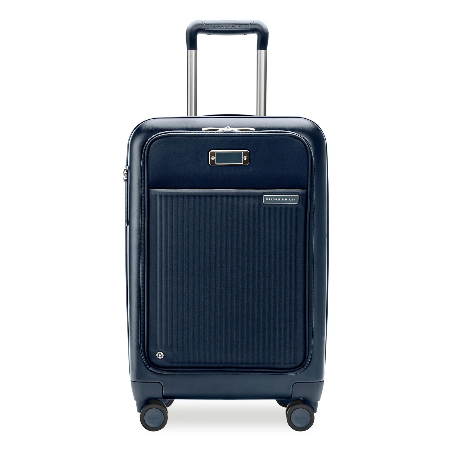 Sympatico Essential 56cm Front Pocket Carry-On Expandable Spinner - Navy