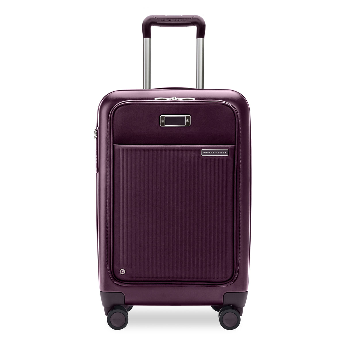 Sympatico Essential 56cm Front Pocket Carry-On Expandable Spinner - Plum