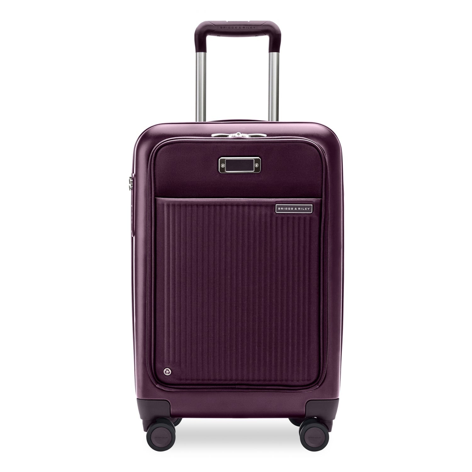 Sympatico Essential 56cm Front Pocket Carry-On Expandable Spinner - Plum