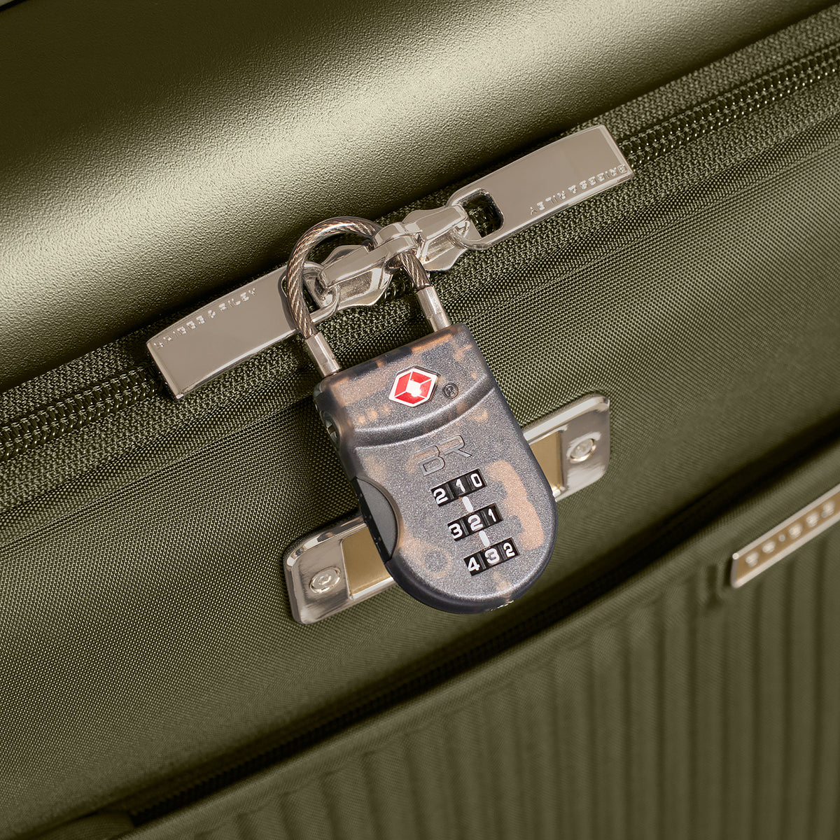 Sympatico Essential 56cm Front Pocket Carry-On Expandable Spinner - Olive