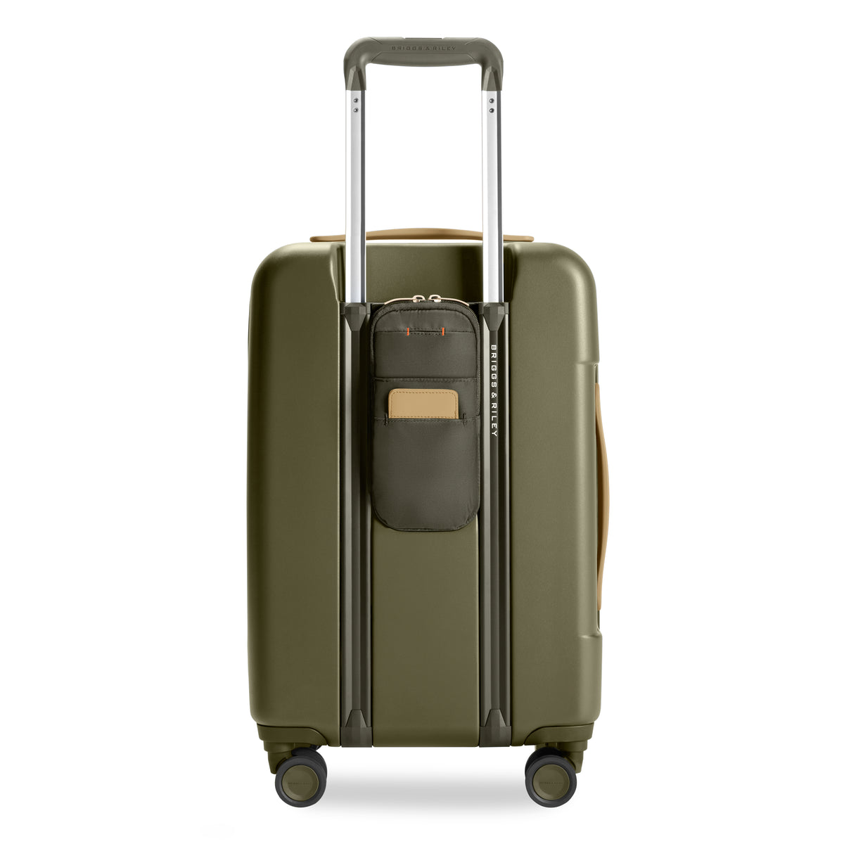Sympatico Essential 56cm Front Pocket Carry-On Expandable Spinner - Olive
