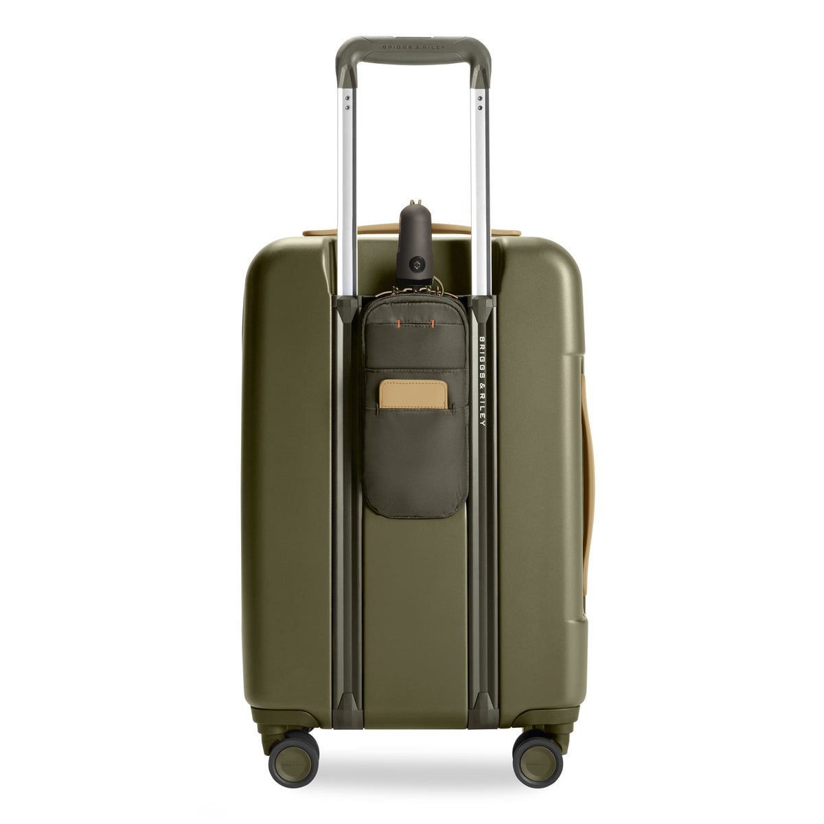 Sympatico Essential 56cm Front Pocket Carry-On Expandable Spinner - Olive