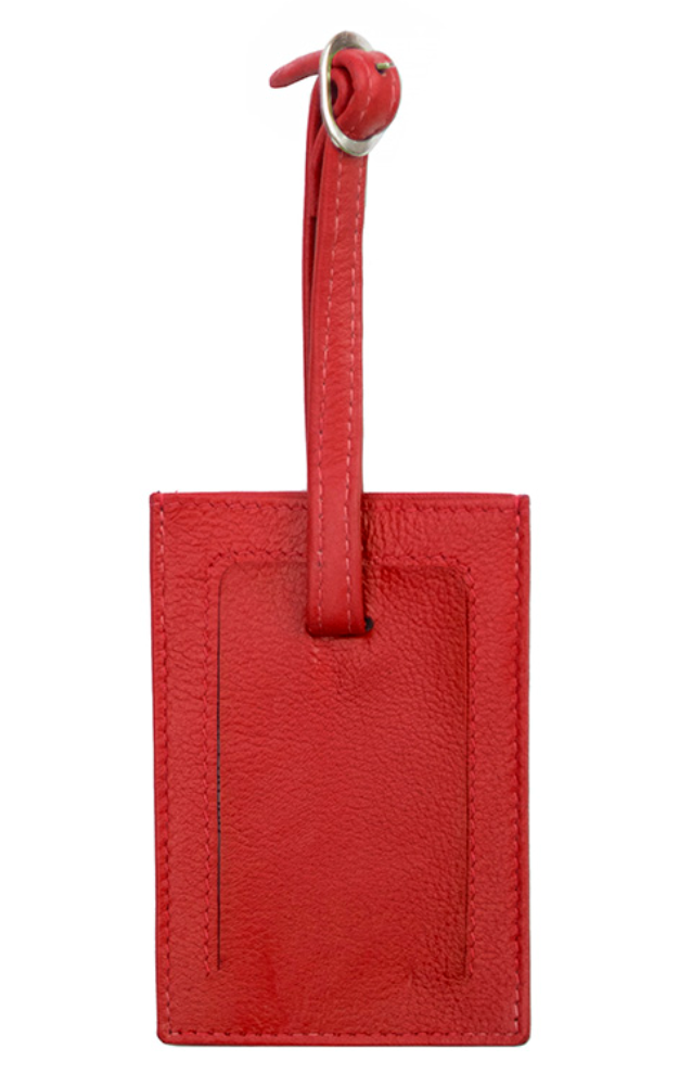 LEATHER LUGGAGE TAG