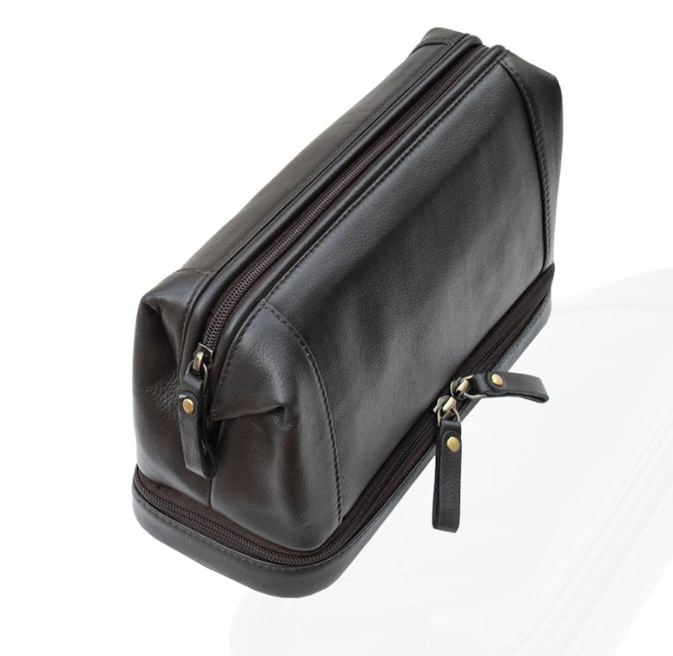 Primehide Leather Wash Bag /Toiletry Bag