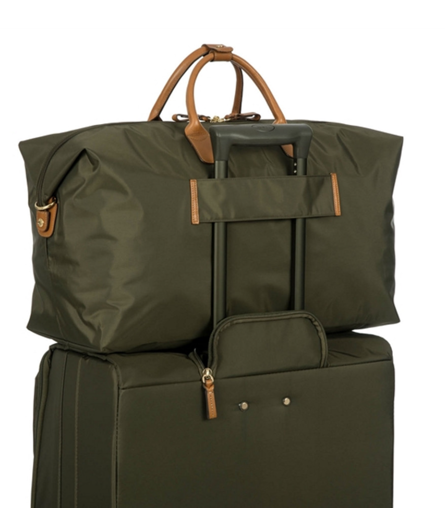 X-collection nylon luxury Holdall 2in1 - Olive