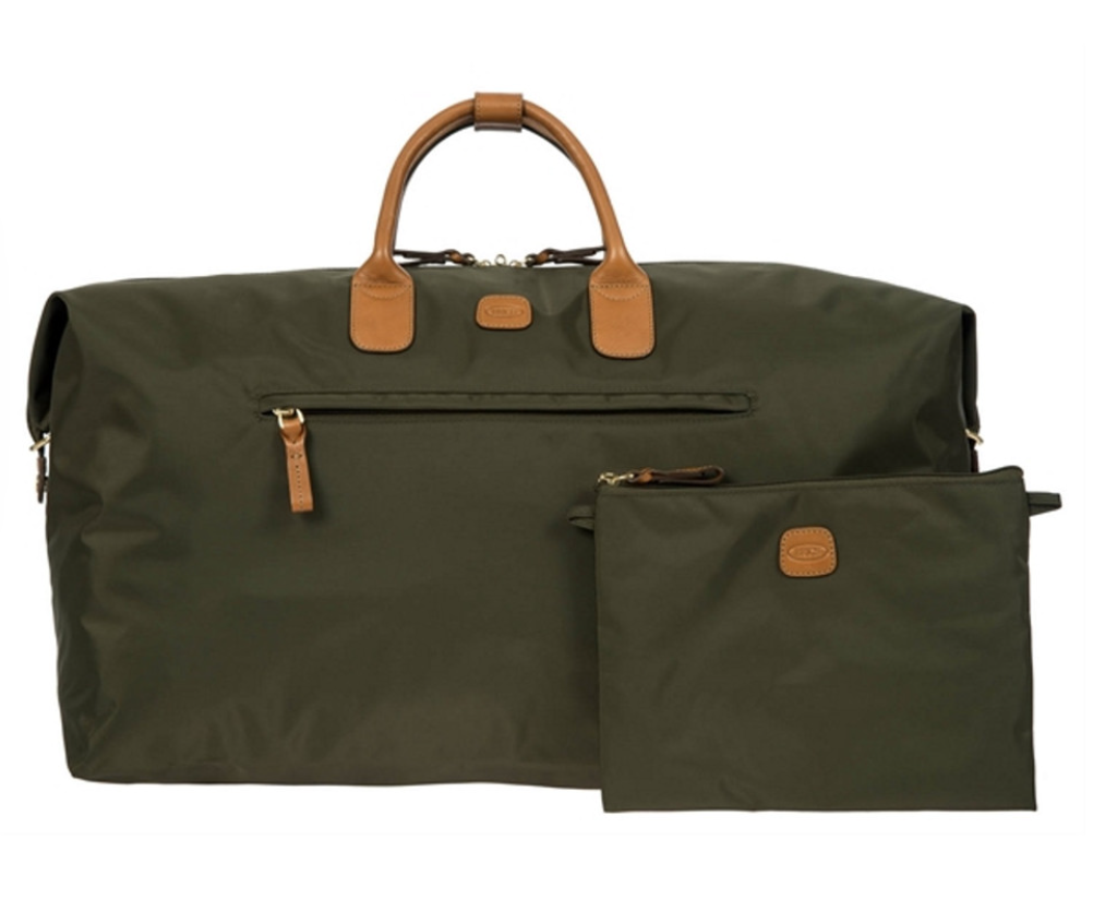 X-collection nylon luxury Holdall 2in1 - Olive