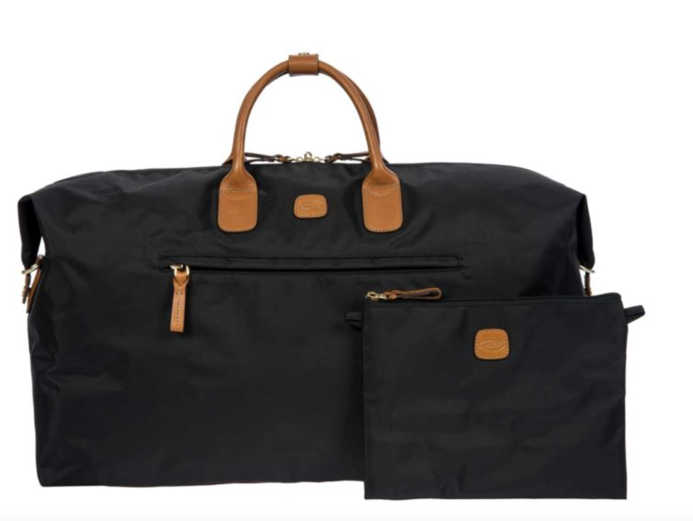 X-collection nylon luxury Holdall 2in1 - Black