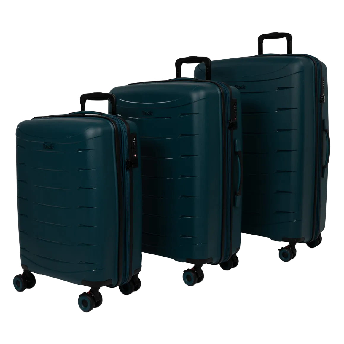 Resilient Set of 3 Suitcases - Teal