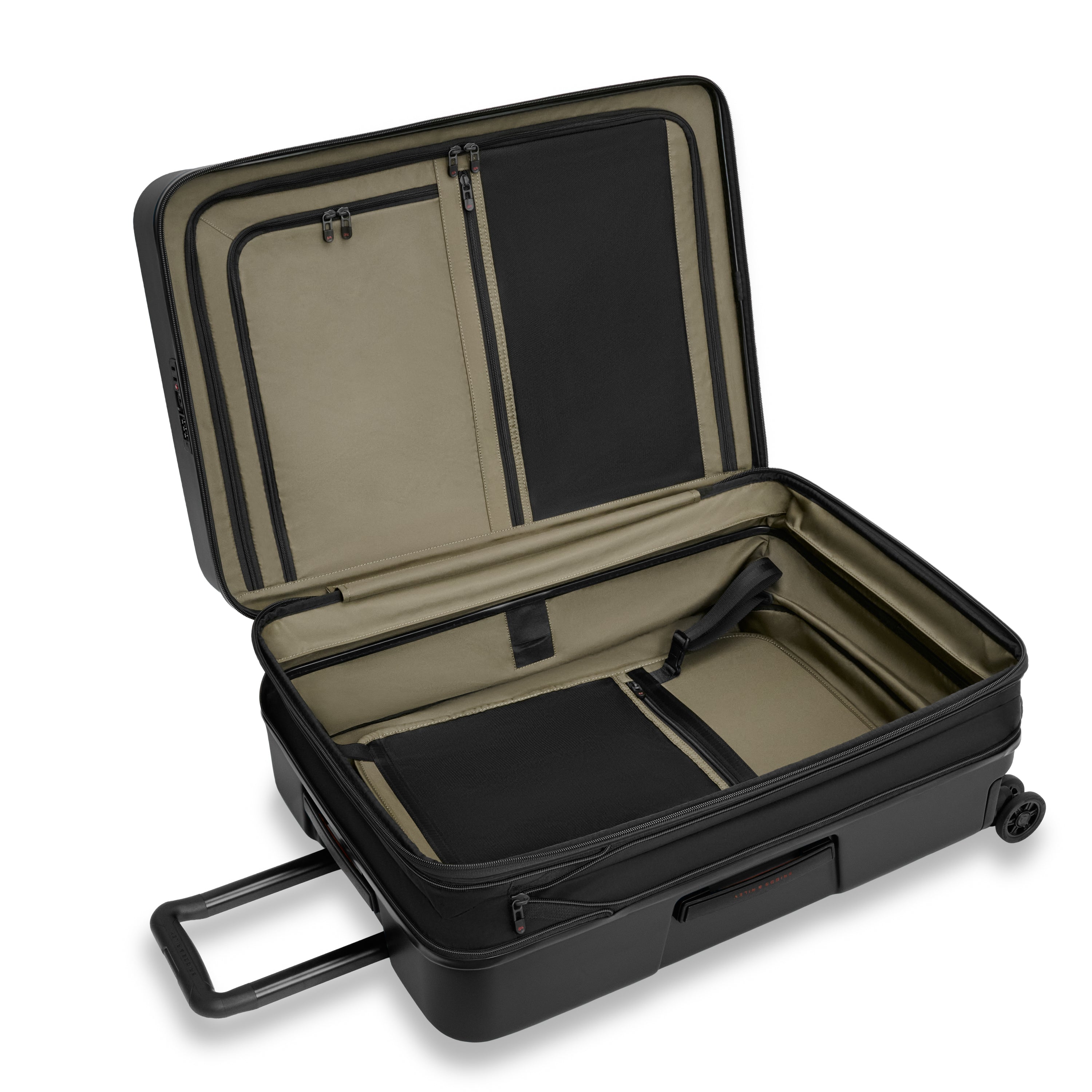 ZDX Medium 68cm Hardside Expandable Spinner - Black