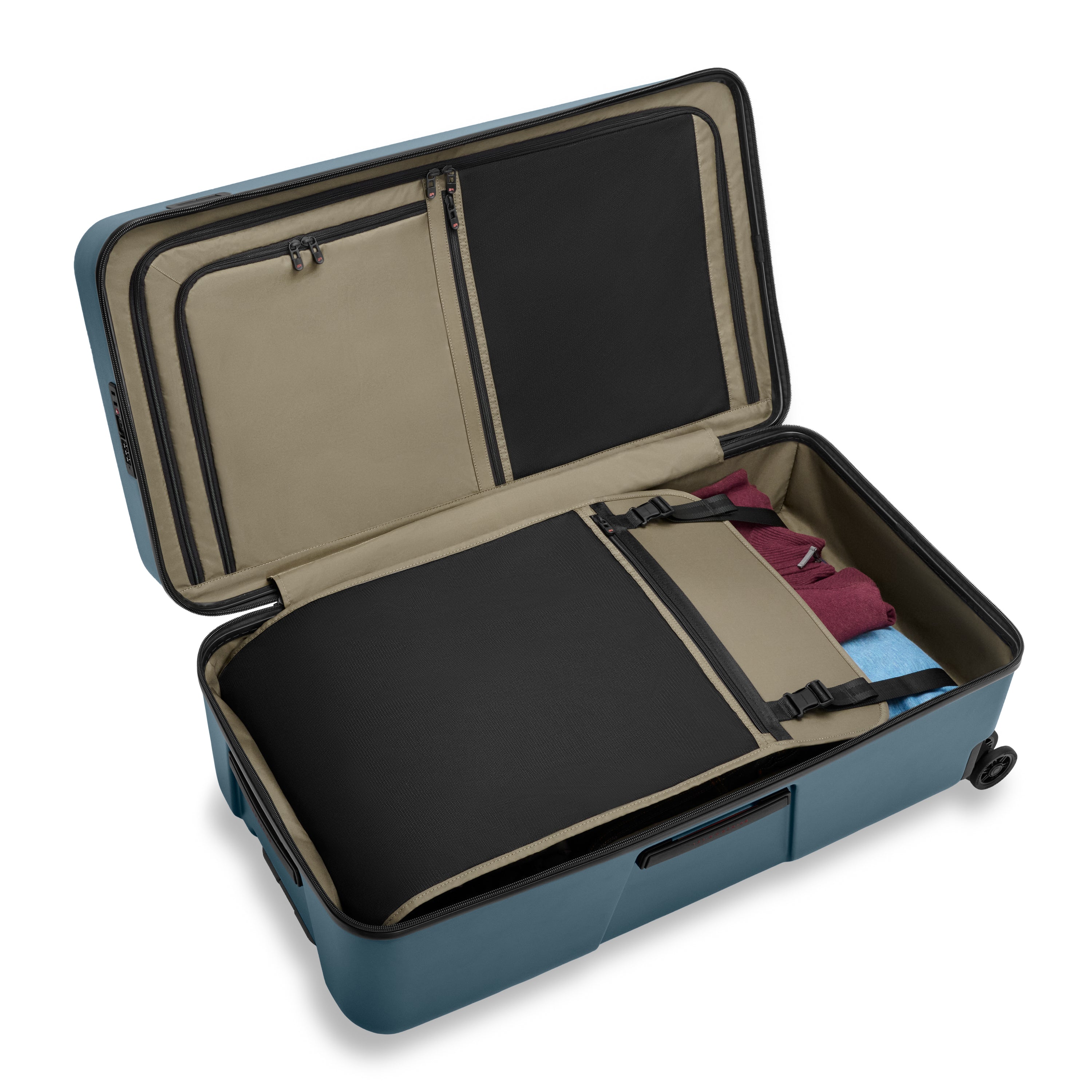 ZDX Extra Large 81cm Hardside Trunk Spinner - Ocean
