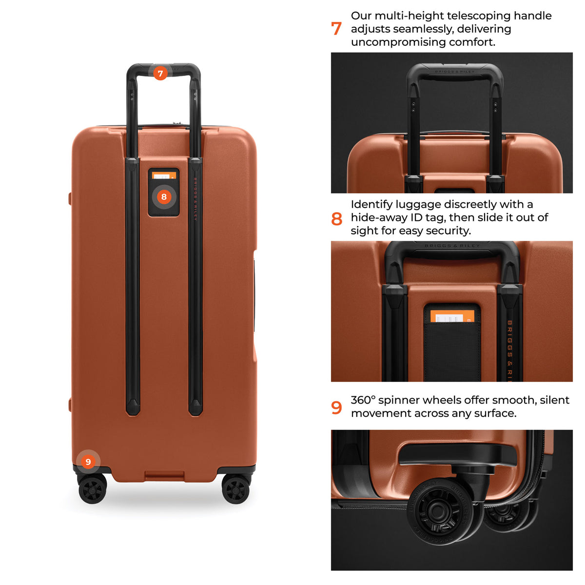 ZDX Extra Large 81cm Hardside Trunk Spinner - Canyon