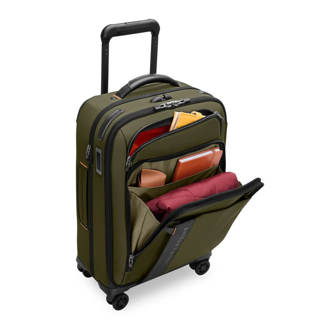 ZDX Essential 56cm Carry-On Expandable Spinner - Hunter