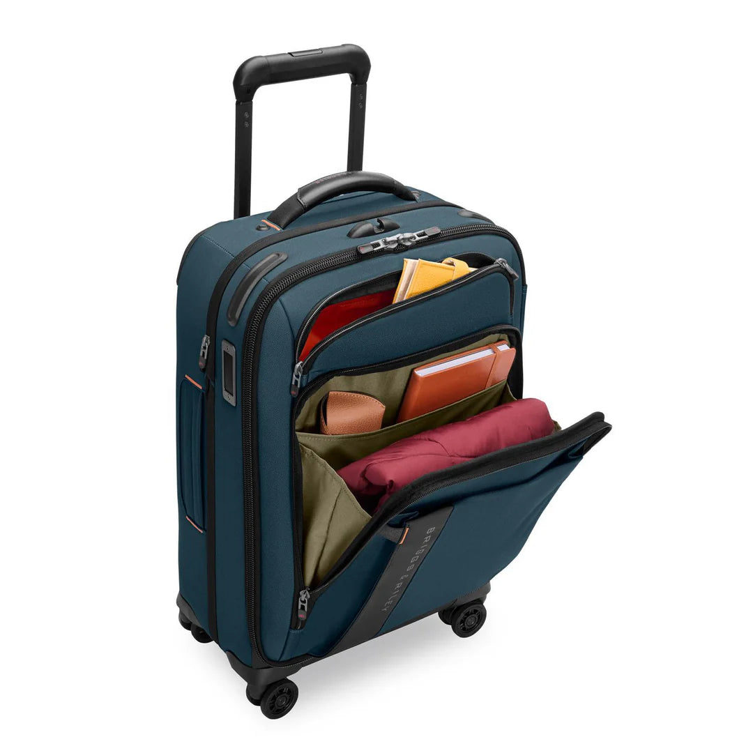 ZDX Essential 56cm Carry-On Expandable Spinner - Ocean