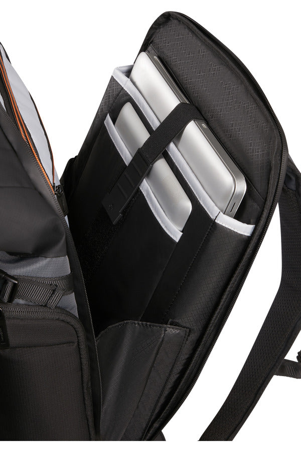 BIZ2GO 2 Rolltop Backpack 15.6" - Graphite/Apricot