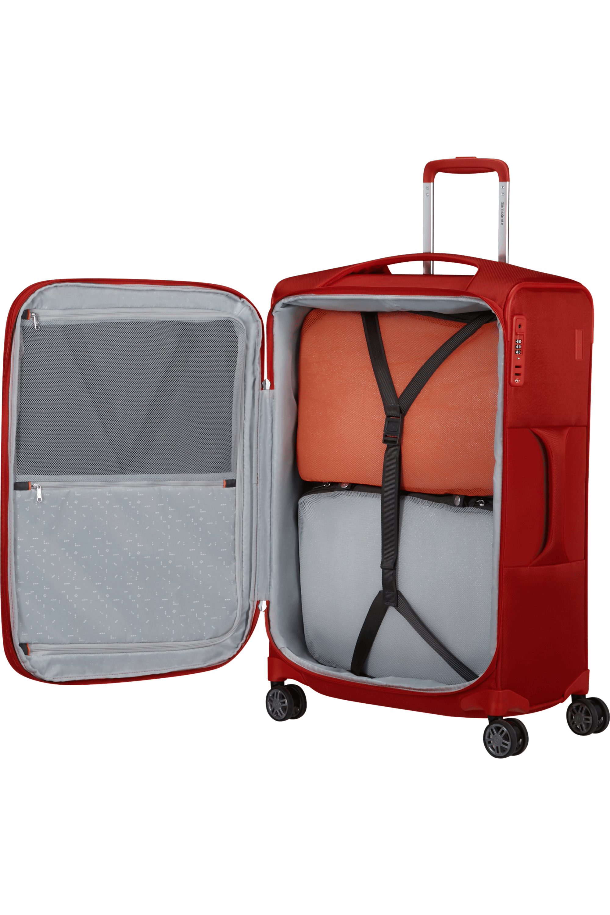 Re-Lite 67cm Spinner Expandable (4 wheels) - Poppy Red