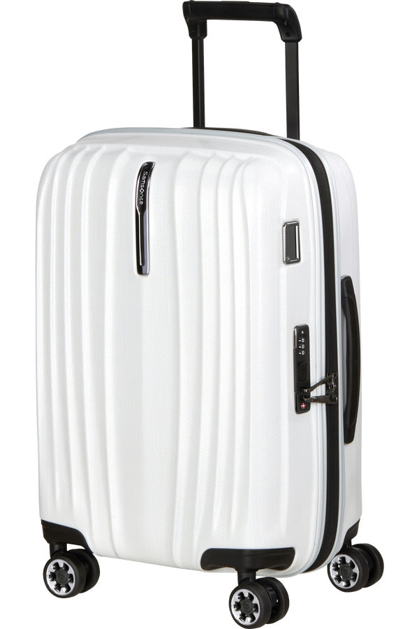 NEXIS Spinner Expandable (4 wheels) 55cm Slim - Cotton White