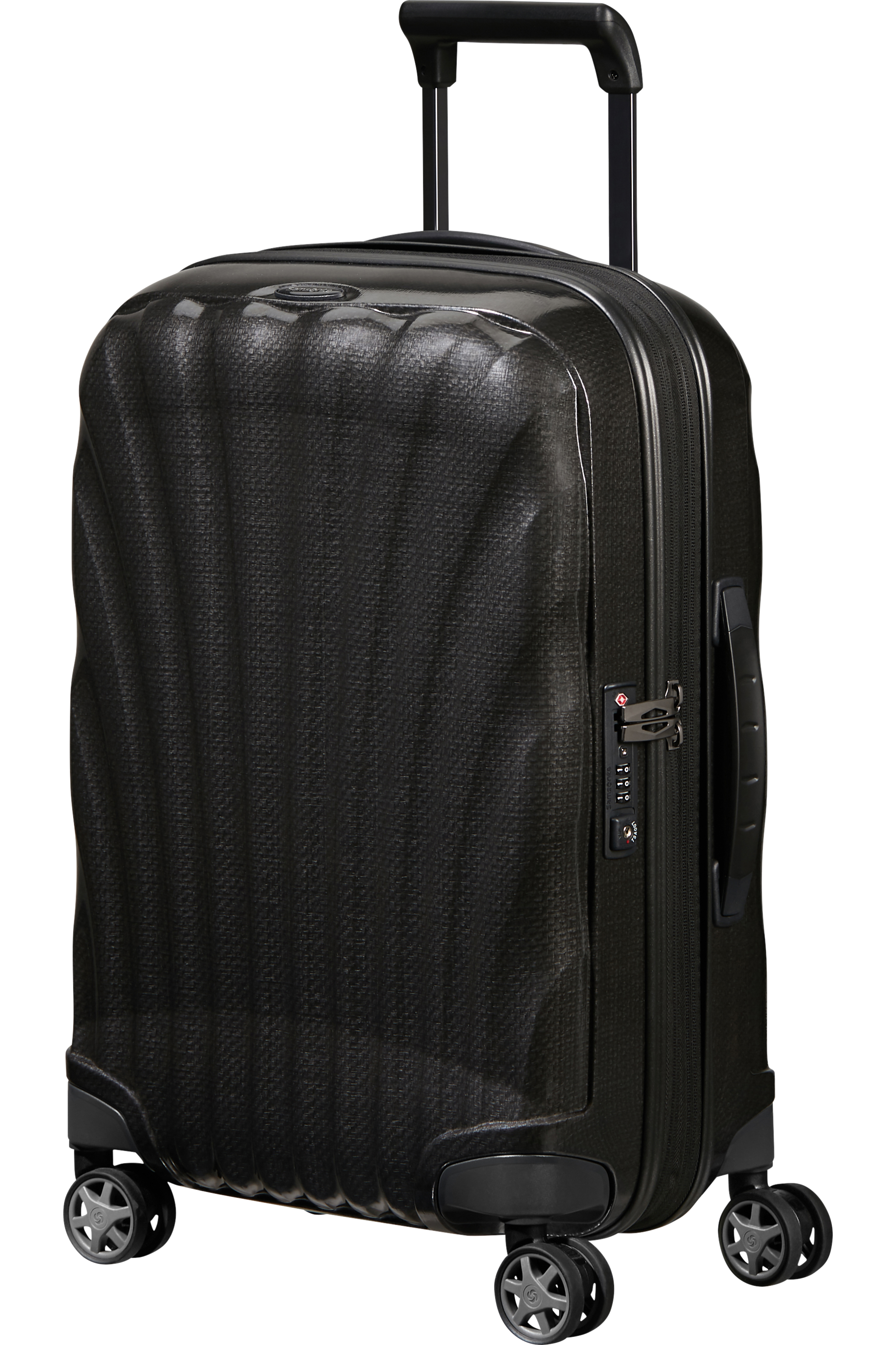 C-Lite Spinner (4 wheels) 55cm Expandable Cabin - Black