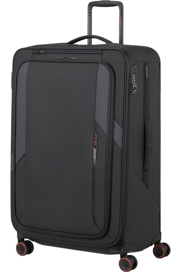 GLAZED Spinner Expandable (4 wheels) 78cm - Black