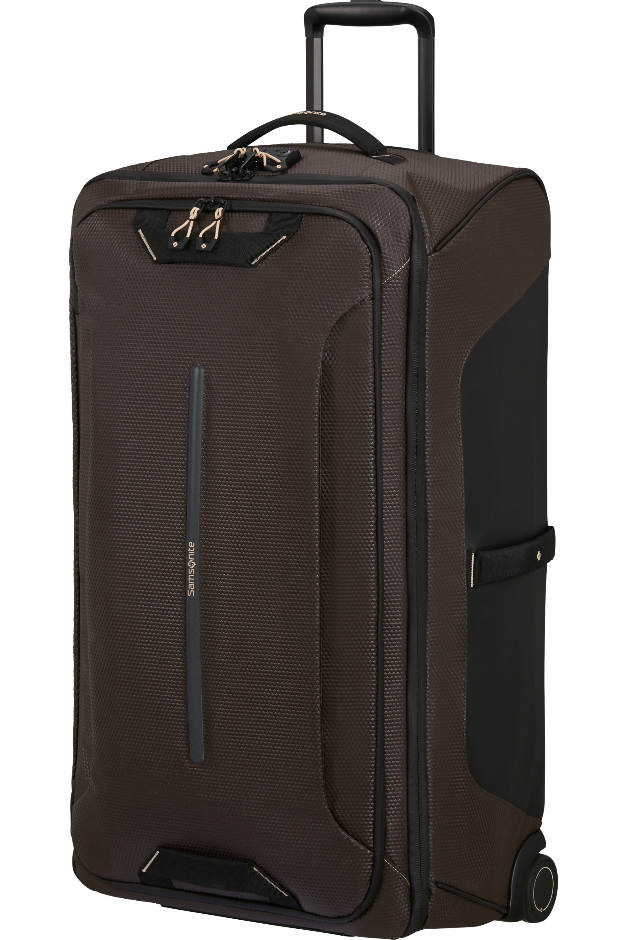 ECODIVER Duffle with wheels 79cm  - Coffee Bean