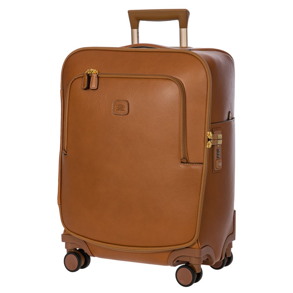 Life Pelle 21" Spinner Carry-on - Cognac