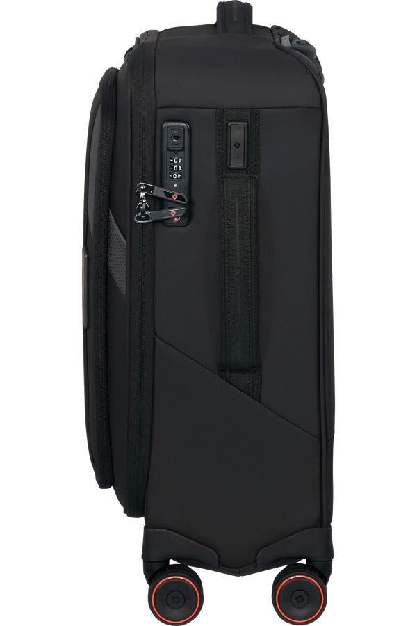 GLAZED Spinner Expandable (4 wheels) 55cm - Black