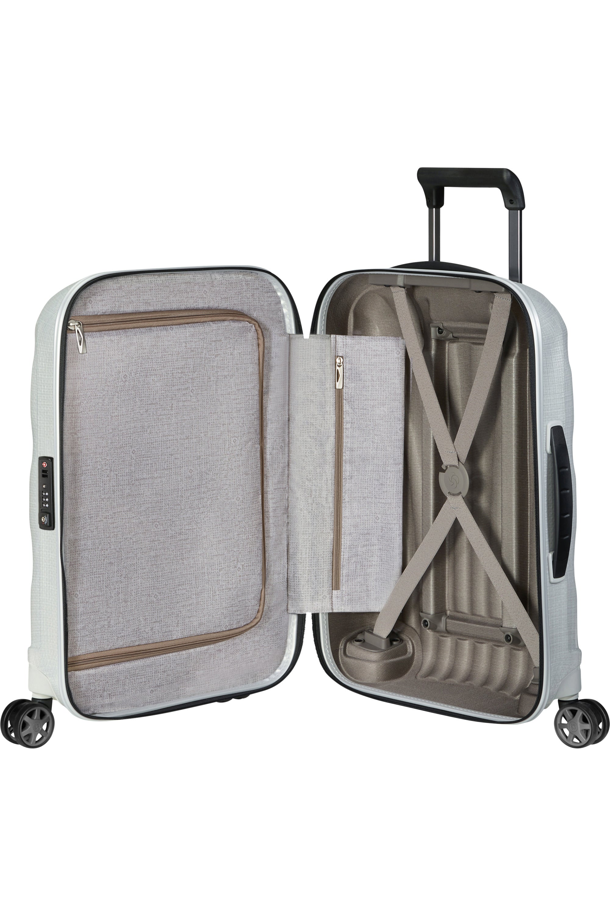 C-Lite Spinner (4 wheels) 55cm Cabin - Off White