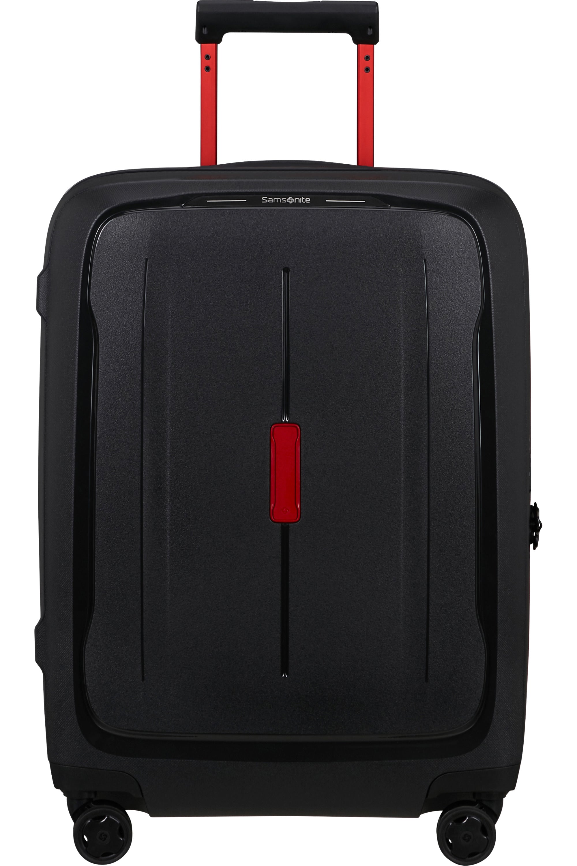 ESSENS Spinner expandable (4 wheels) 55cm - Charcoal/Red