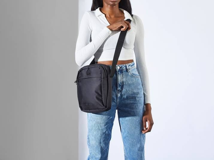 Platinum Shoulder Bag - Black