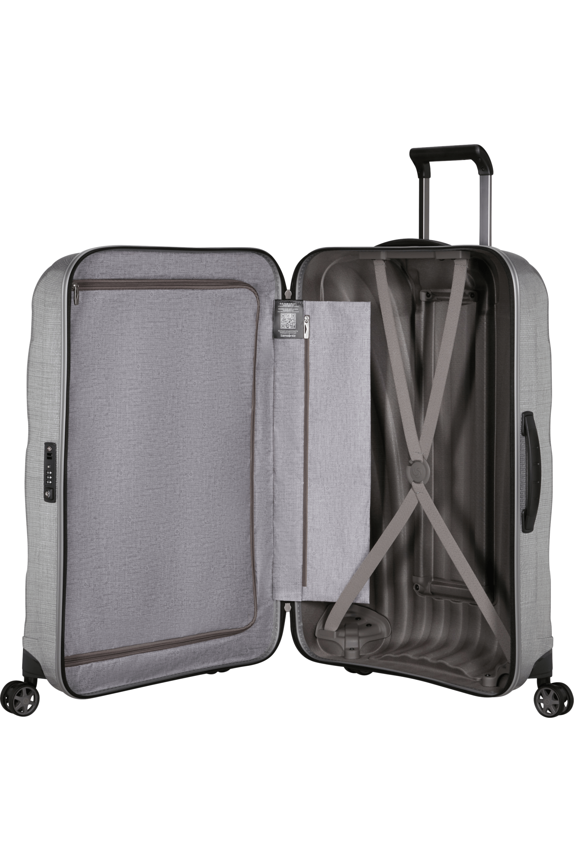 C-LITE Spinner (4 wheels) 75cm - Aluminium (Silver)