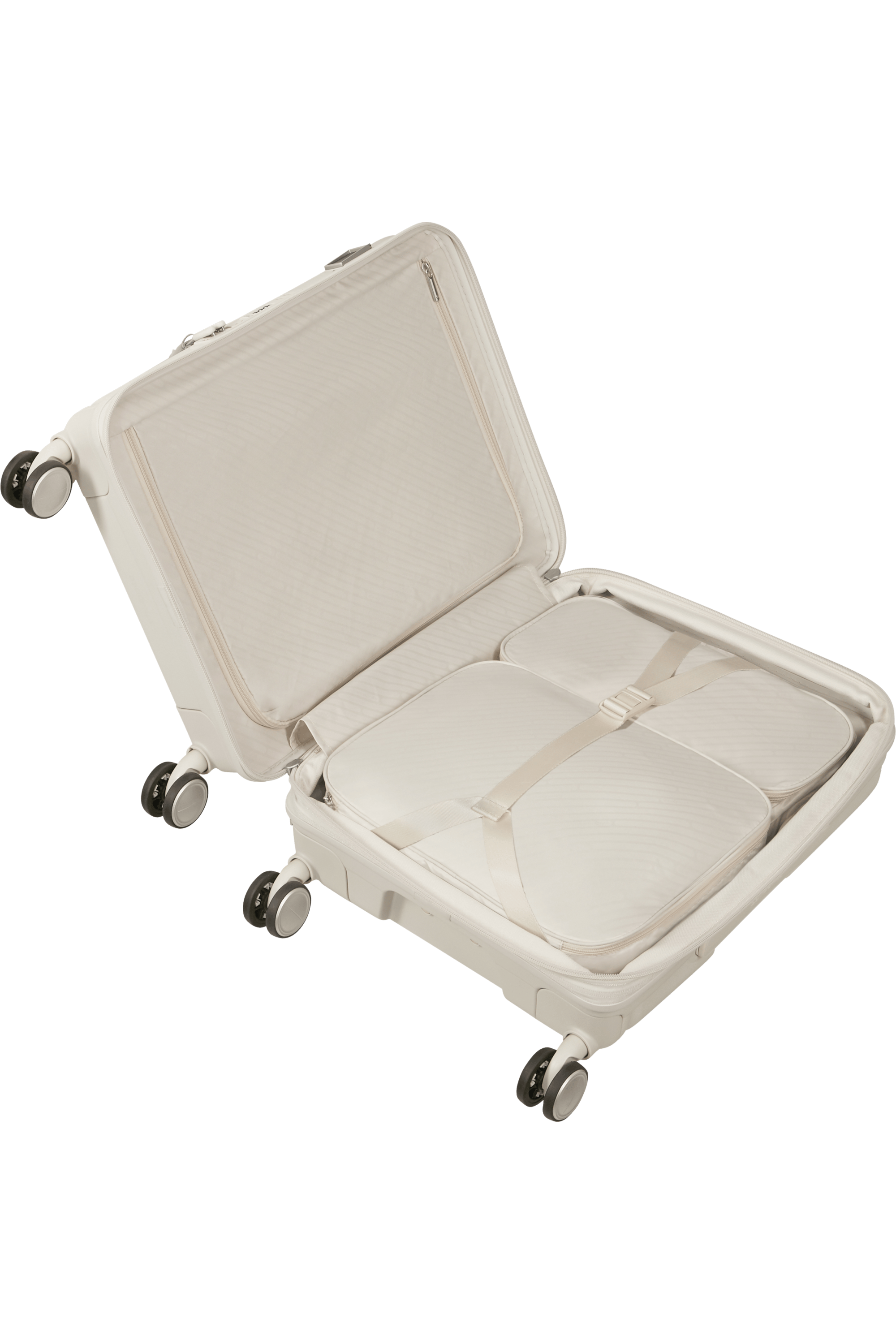 Paralux Spinner expandable (4 wheels) 55cm - Stone Grey