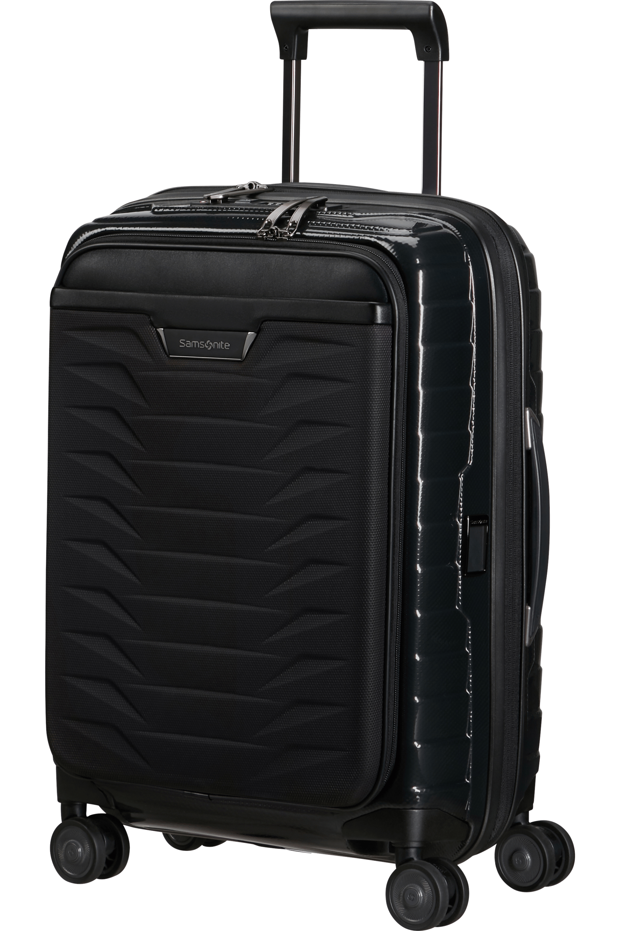 PROXIS 55cm Easy Access Spinner Expandable (4 wheels) - Black